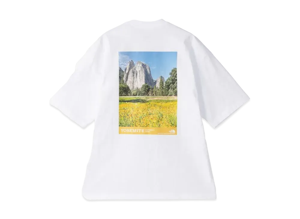 The North Face Short Sleeve Yosemite Scenery Tee "White"