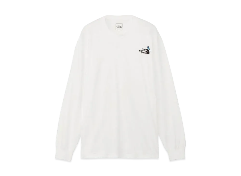 The North Face Long Sleeve Zoo Picker Tee "White"