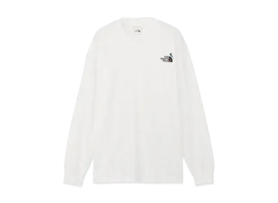 The North Face Long Sleeve Zoo Picker Tee "White"