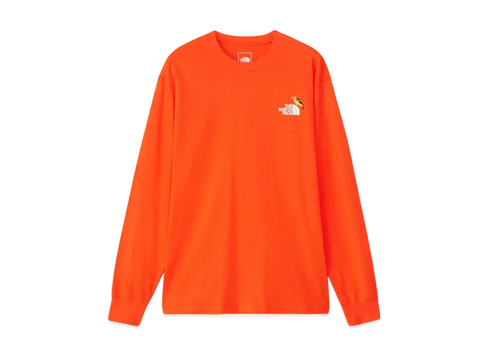 The North Face Long Sleeve Zoo Picker Tee "TNF Orange"