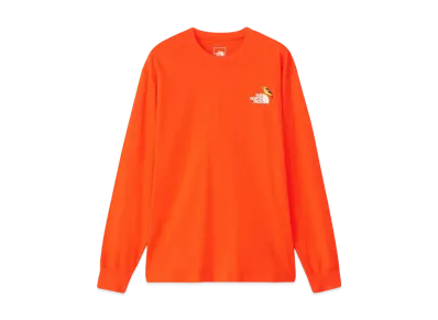 The North Face Long Sleeve Zoo Picker Tee "TNF Orange"
