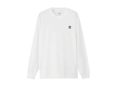 The North Face Long Sleeve Small Box Logo Tee "White"