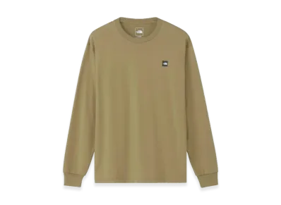 The North Face Long Sleeve Small Box Logo Tee "Khaki"