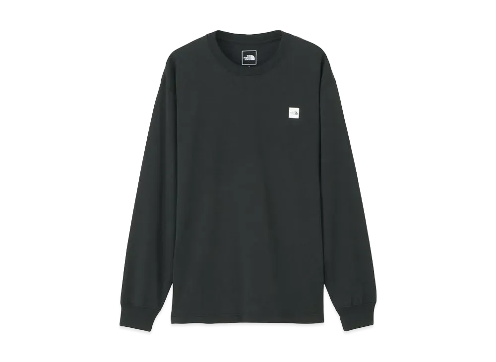 The North Face Long Sleeve Small Box Logo Tee "Black"