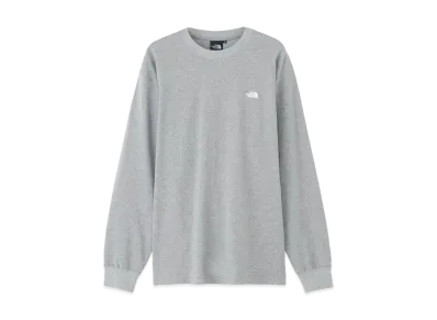 The North Face Long Sleeve Nuptse Cotton Tee "Mix Gray"