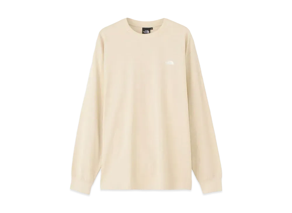 The North Face Long Sleeve Nuptse Cotton Tee "Gravel"