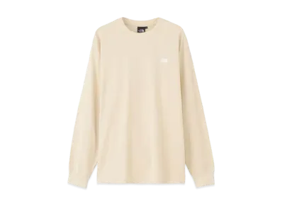 The North Face Long Sleeve Nuptse Cotton Tee "Gravel"