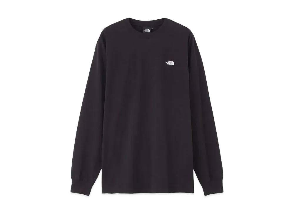 The North Face Long Sleeve Nuptse Cotton Tee "Black"