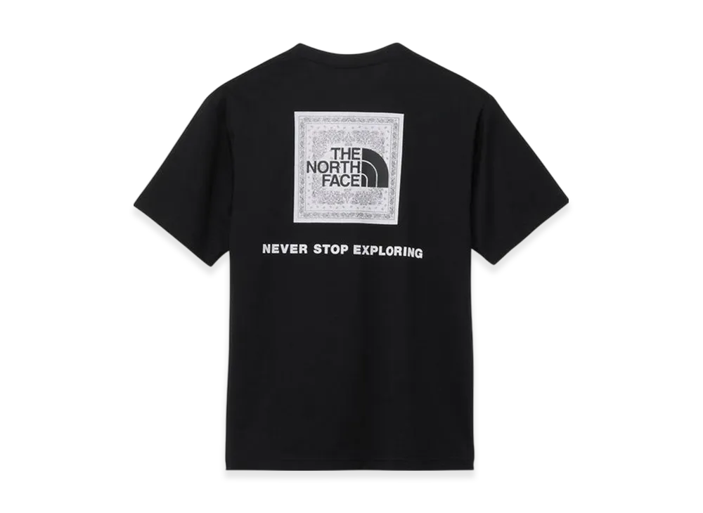 The North Face Men's Short Sleeve Bandana Square Logo Tee "Black2"