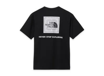 The North Face Men's Short Sleeve Bandana Square Logo Tee "Black2"