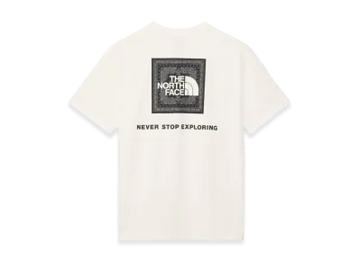 The North Face Men's Short Sleeve Bandana Square Logo Tee "White2"