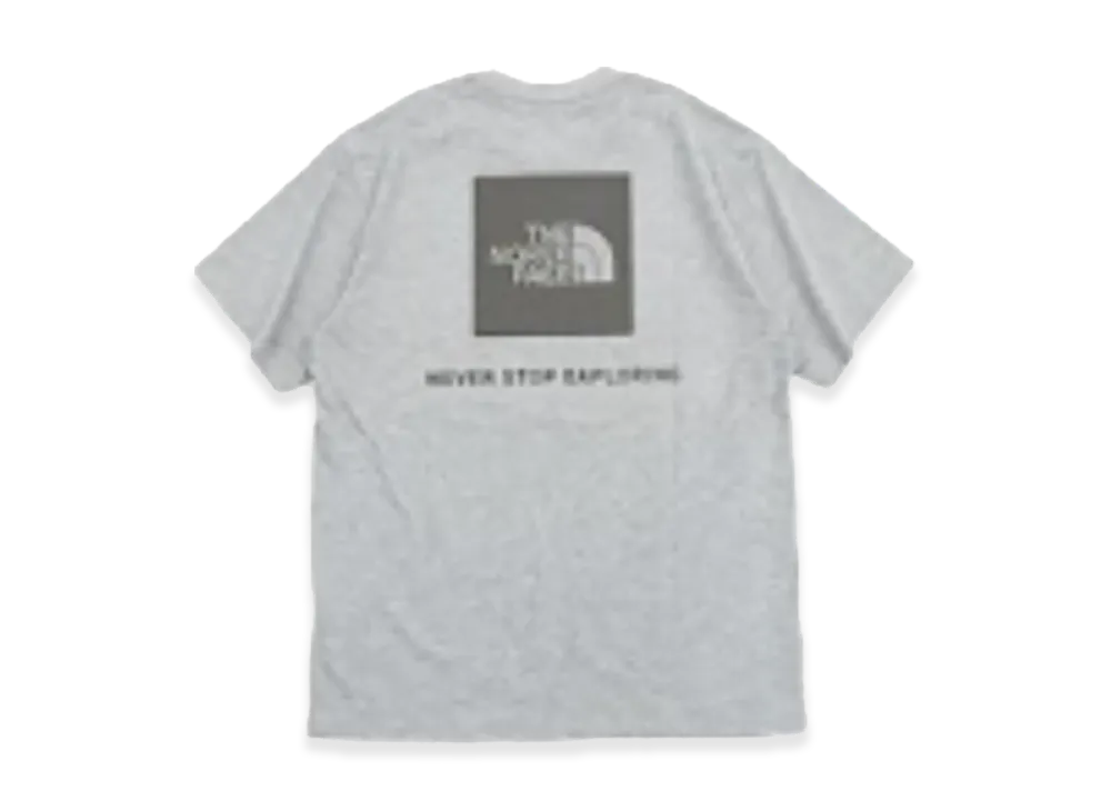 The North Face Short Sleeve Back Square Logo Tee "Grey/Grey"