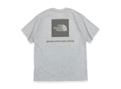 The North Face Short Sleeve Back Square Logo Tee "Grey/Grey"
