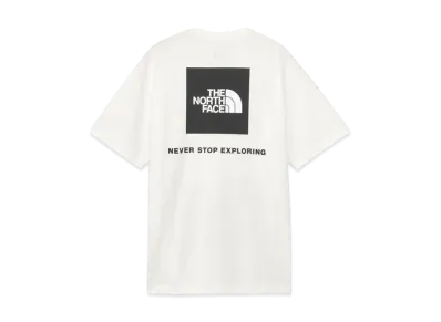 The North Face Short Sleeve Back Square Logo Tee (Men's) "White"