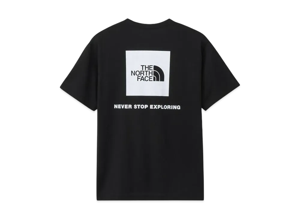 The North Face Short Sleeve Back Square Logo Tee "Black2"
