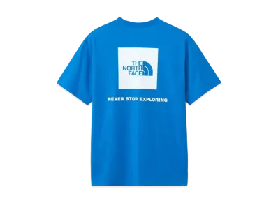 The North Face Short Sleeve Back Square Logo Tee "Hero Blue"