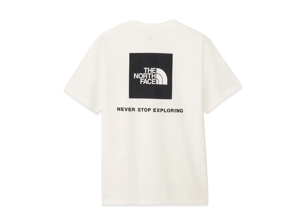 The North Face Short Sleeve Back Square Logo Tee "White2"