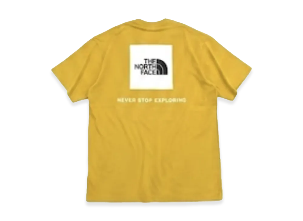 The North Face Short Sleeve Back Square Logo Tee "Yellow"
