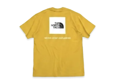 The North Face Short Sleeve Back Square Logo Tee "Yellow"