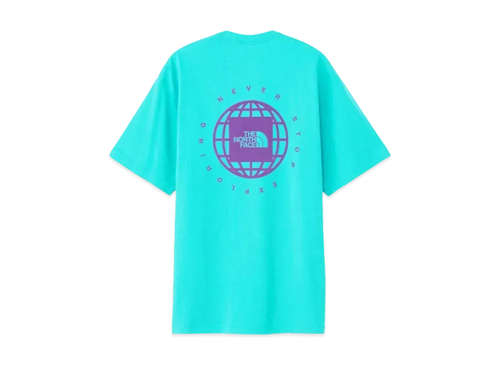 The North Face Short Sleeve Geo Square Logo Tee (Unisex) "Geyser Aqua"