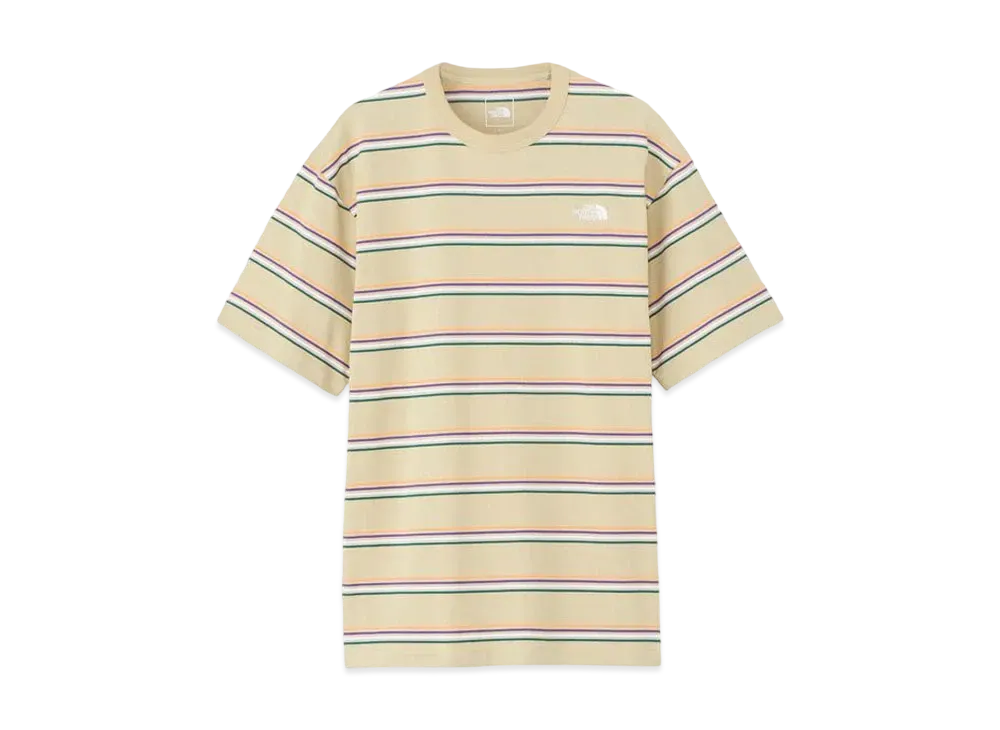 The North Face Short Sleeve Multi Border Tee "Gravel x TNF Green"