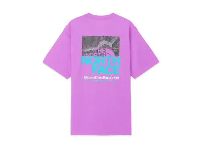 The North Face Short Sleeve Half Switching Logo Tee "Aubergine"