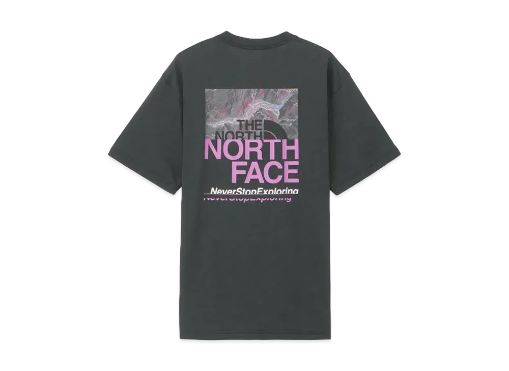 The North Face Short Sleeve Half Switching Logo Tee "Black"