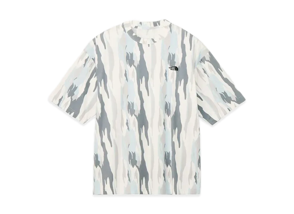The North Face Short Sleeve All Over Print Tee "White"