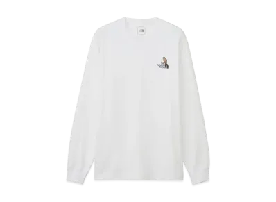 The North Face Long Sleeve Zoo Picker Tee "White"