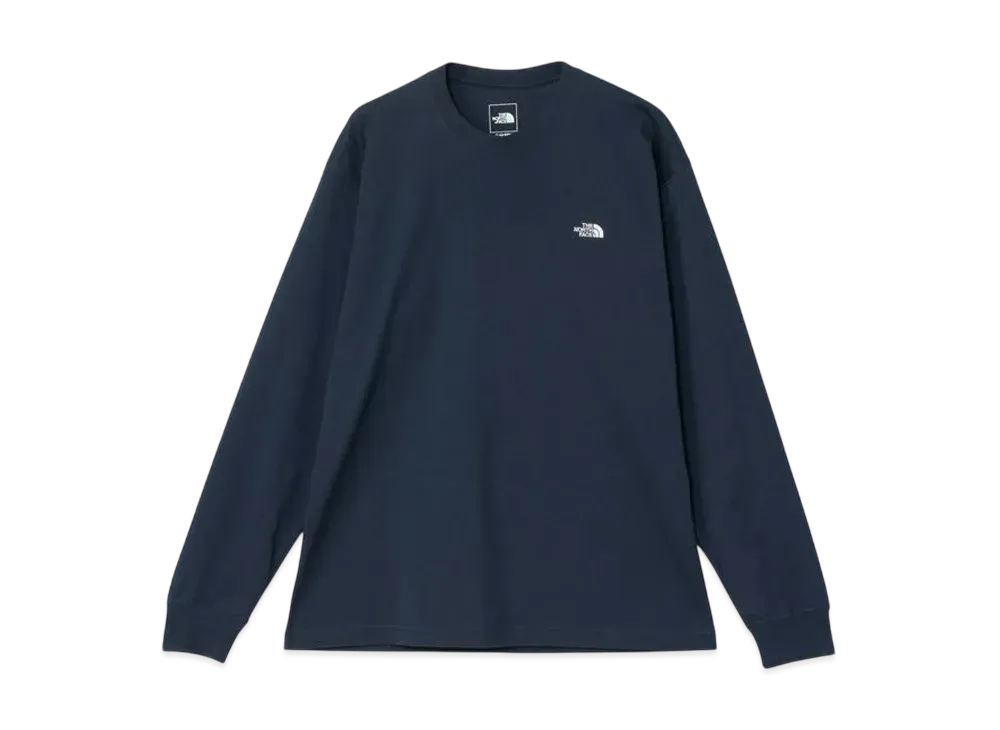 The North Face Long Sleeve Flash Dry Nuptse Cotton Tee "Urban Navy"