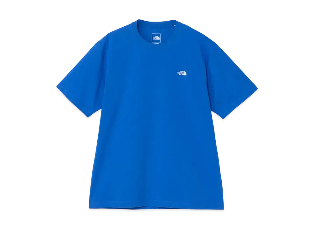 The North Face Short Sleeve Flash Dry Nuptse Cotton Tee "Hero Blue"