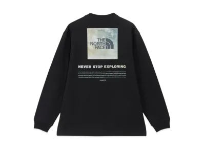 The North Face x Sam Falls Brewed Protein Long Sleeve Symbiotic Back Square Logo Tee "Black"