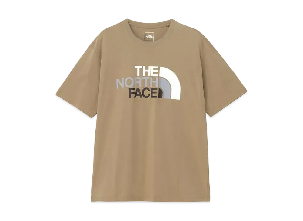 The North Face Short Sleeve Flash Dry Colorful Logo Cotton Tee "Classic Khaki"
