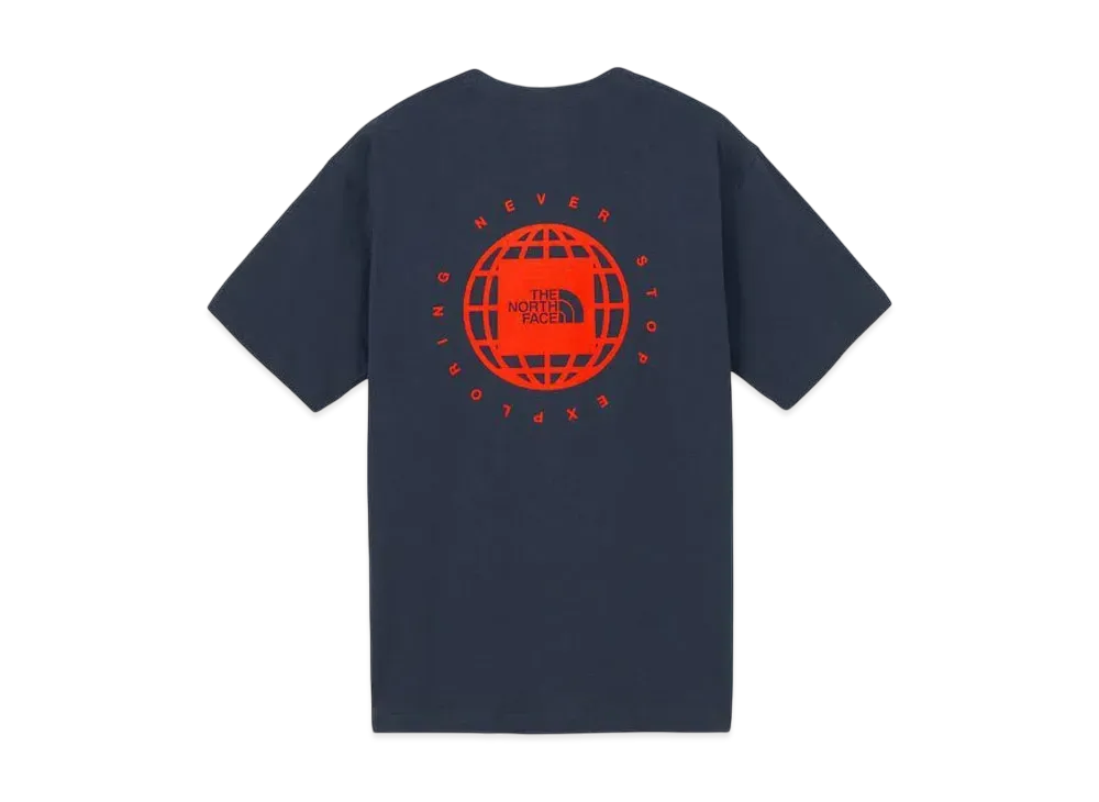 The North Face Short Sleeve Geo Square Logo Tee "Urban Navy"
