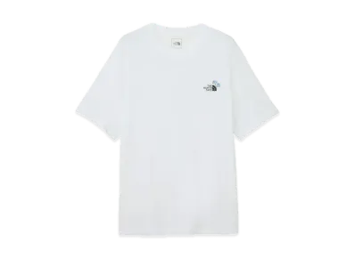 The North Face Short Sleeve Flower Logo Tee "White"