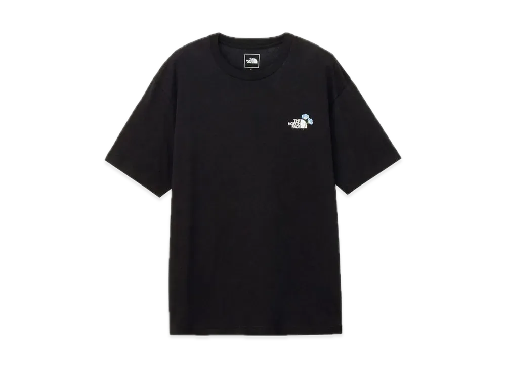 The North Face Short Sleeve Flower Logo Tee "Black"