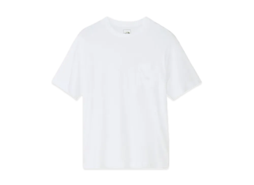 The North Face Short Sleeve Small Logo Pocket Tee "White"