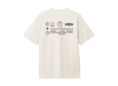 The North Face Short Sleeve Flash Dry Glove Grid Cotton Tee "White Mix Gray"