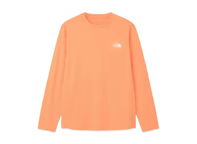 The North Face Long Sleeve One Point Logo Tee "Papaya"