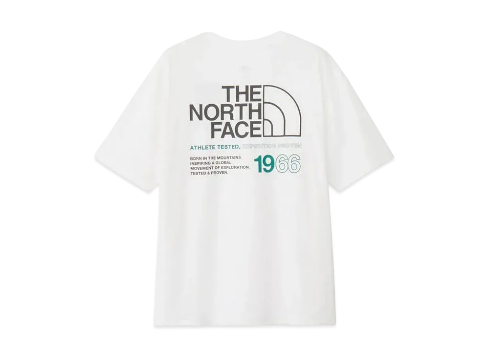 The North Face Short Sleeve ES 66 Logo Wide Tee "White"