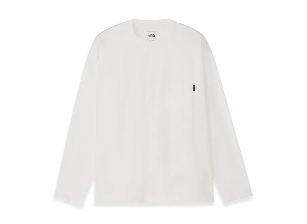 The North Face Long Sleeve Airy Pocket Tee Unisex "White"