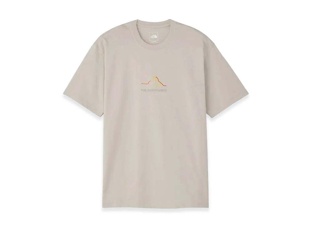 The North Face Short Sleeve Mountain Route Tee "Fossil Ivory"