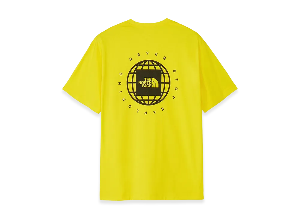 The North Face Short Sleeve Geo Square Logo Tee "TNF Lemon"