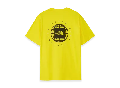 The North Face Short Sleeve Geo Square Logo Tee "TNF Lemon"