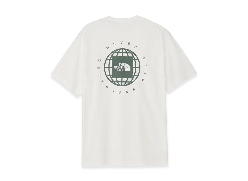 The North Face Short Sleeve Geo Square Logo Tee "White"