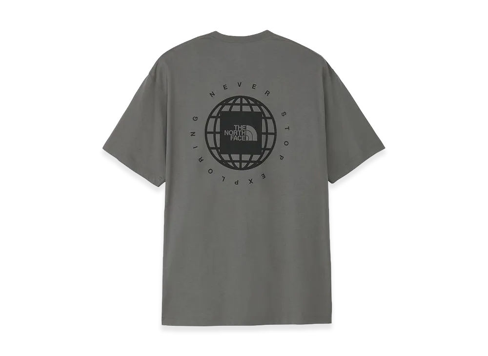 The North Face Short Sleeve Geo Square Logo Tee "Smoked Pearl"