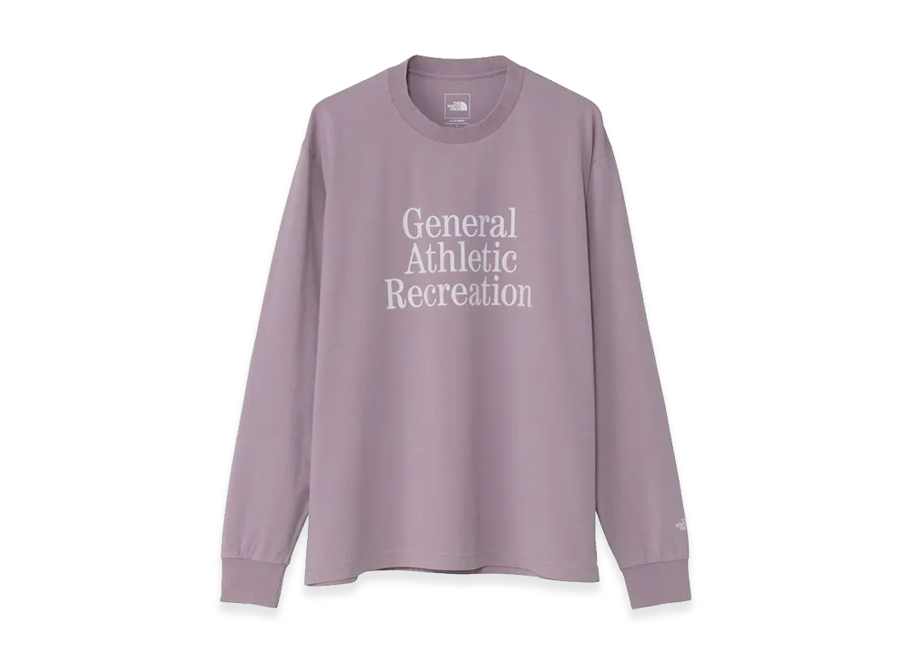 The North Face General Athletic Recreation Typographic Long Sleeve Tee Unisex "Sea Fog"