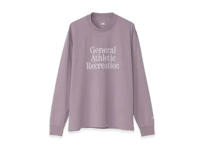 The North Face General Athletic Recreation Typographic Long Sleeve Tee Unisex "Sea Fog"
