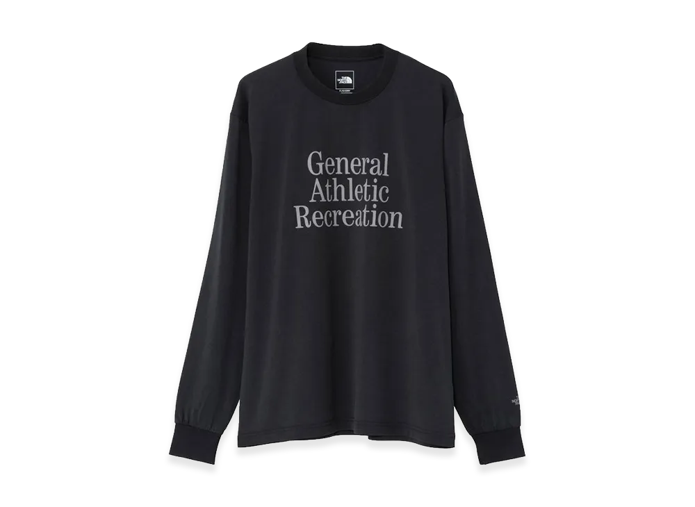 The North Face General Athletic Recreation Typographic Long Sleeve Tee Unisex "Black"
