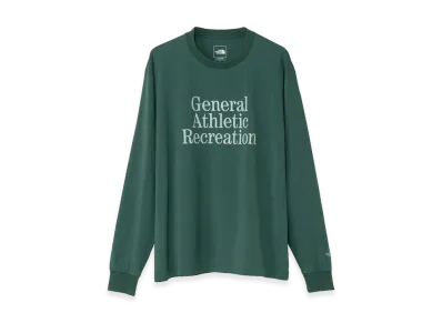 The North Face General Athletic Recreation Typographic Long Sleeve Tee Unisex "TNF Green"